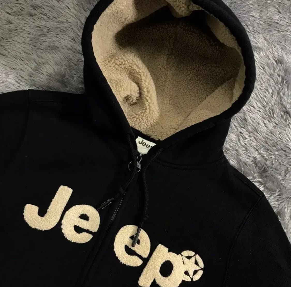 지프 양털 후드집업 상품이미지3