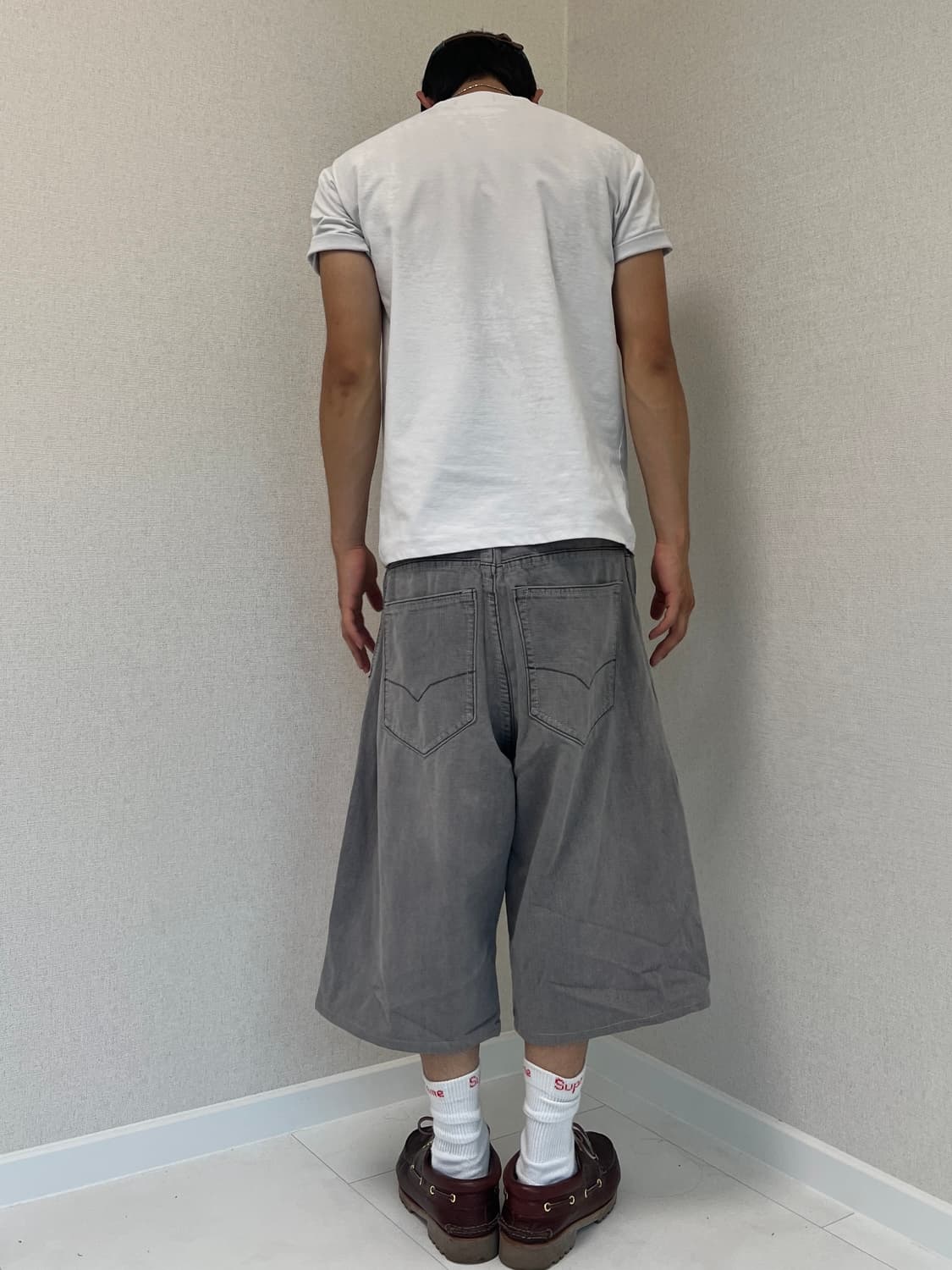 빈티지 워싱 버뮤다 팬츠 상품이미지4