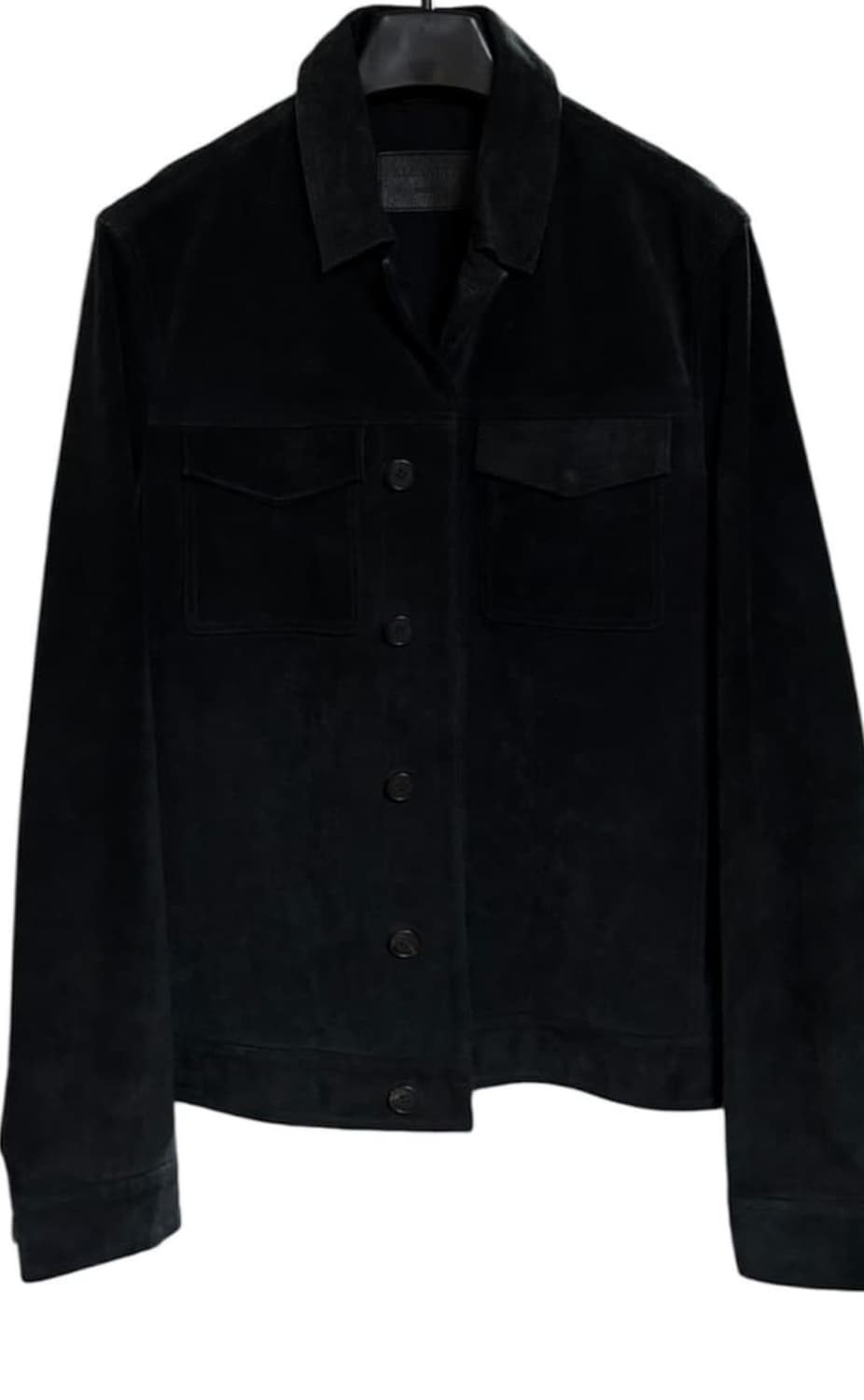 올세인츠 블랙 스웨이드 트러커 자켓 (M사이즈 / 국내 100) 상품이미지2