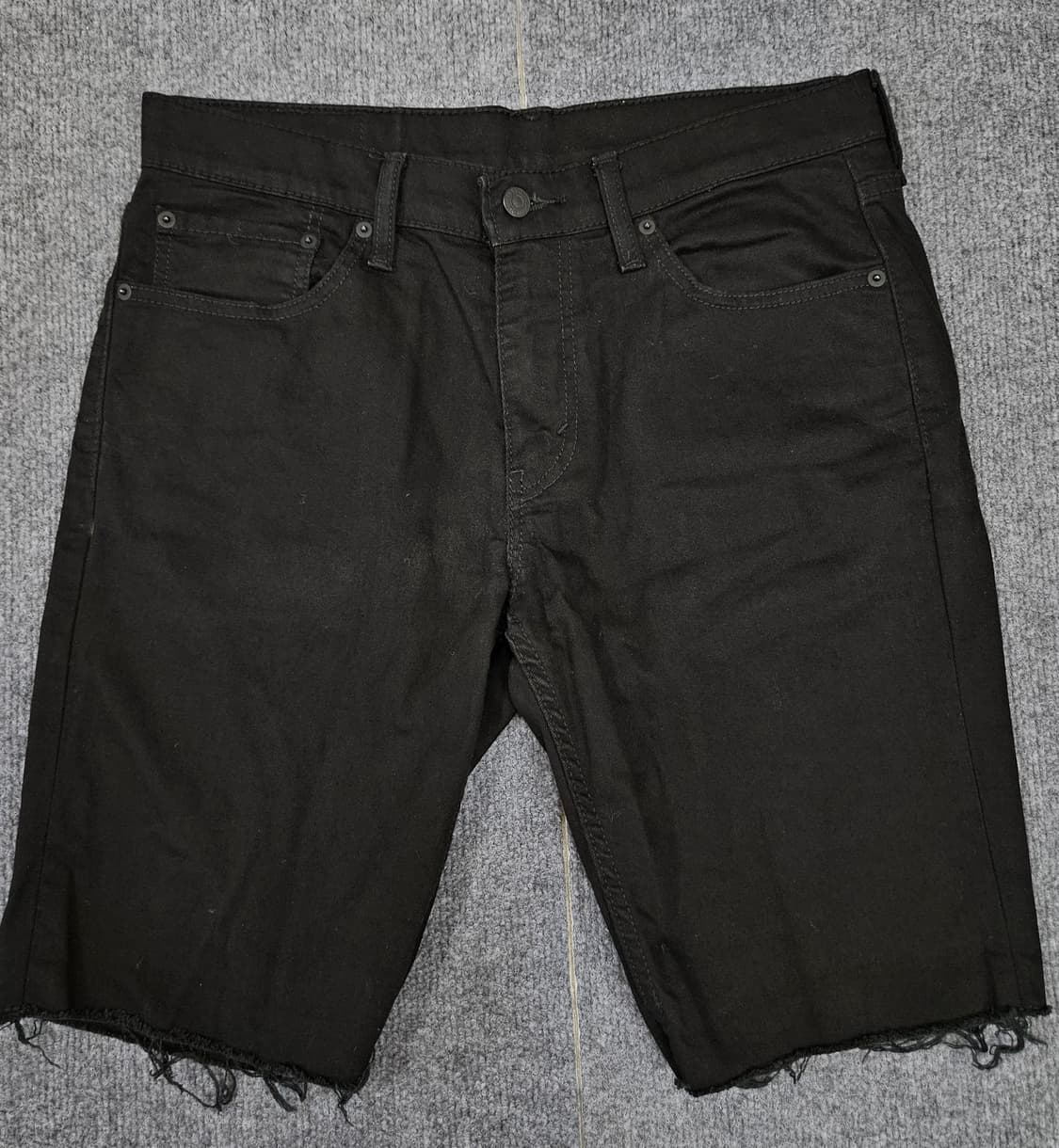 리바이스 511 W32 레드탭 하프 데님 블랙 팬츠 상품이미지1