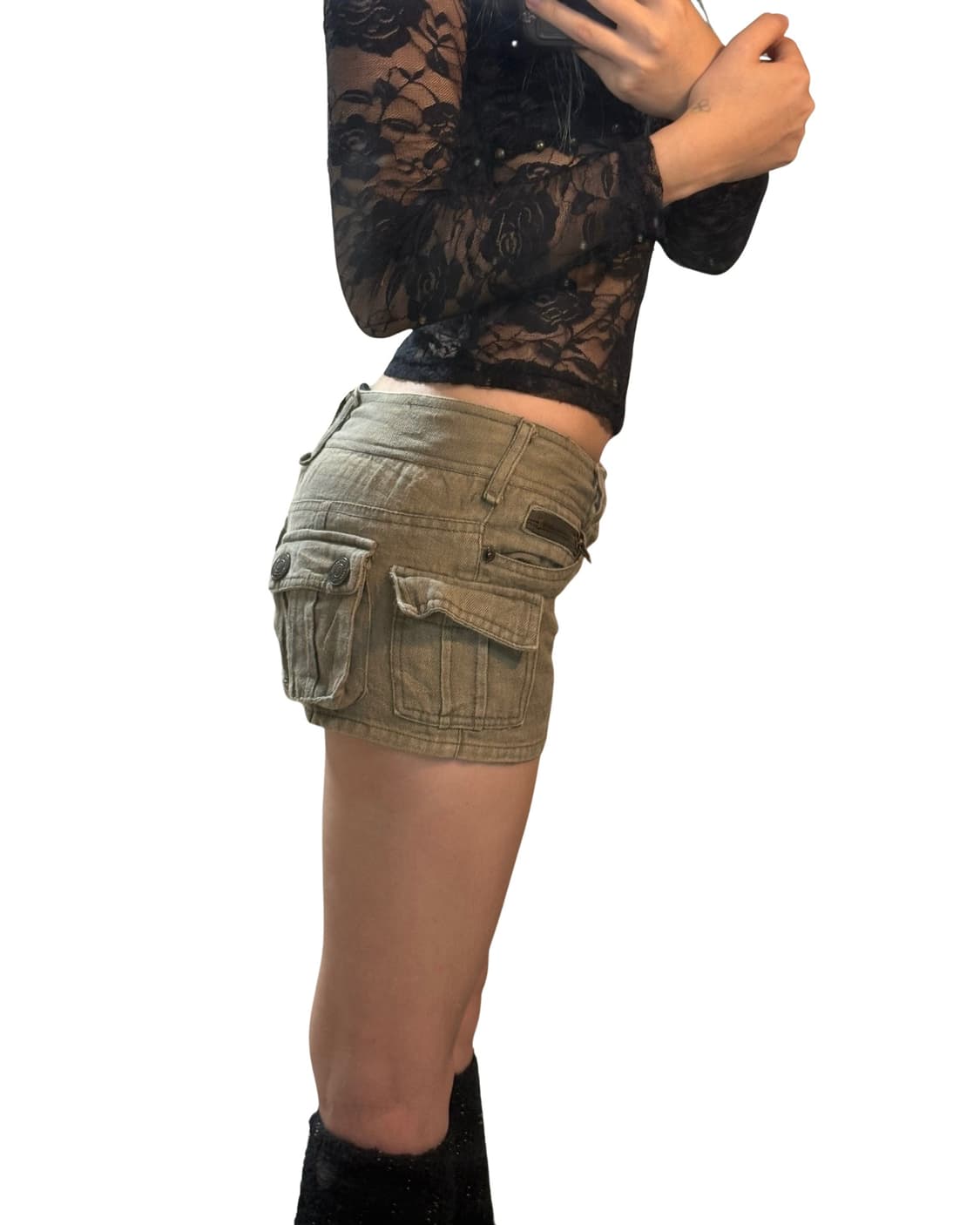 빈티지 갸루맛 숏츠 상품이미지8