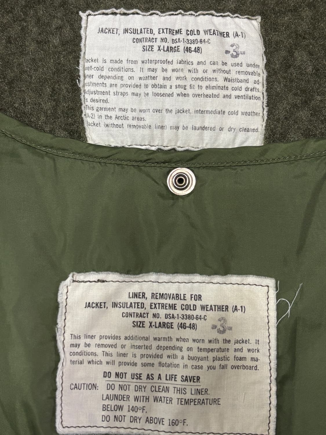 60s 오리지널 미해군 A-1 덱자켓 상품이미지4