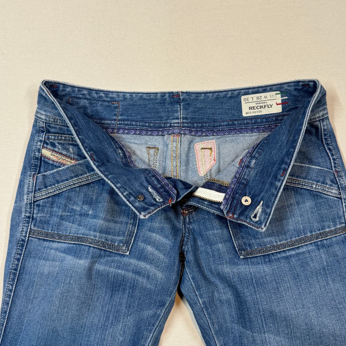 30inch) 디젤 DIESEL 로우라이즈 데님 청바지 RECKFLY 상품이미지8