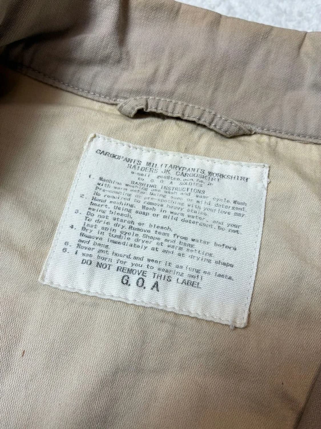 GOA 00's 재팬 유틸리티 밀리터리 자켓 PN6318 상품이미지8