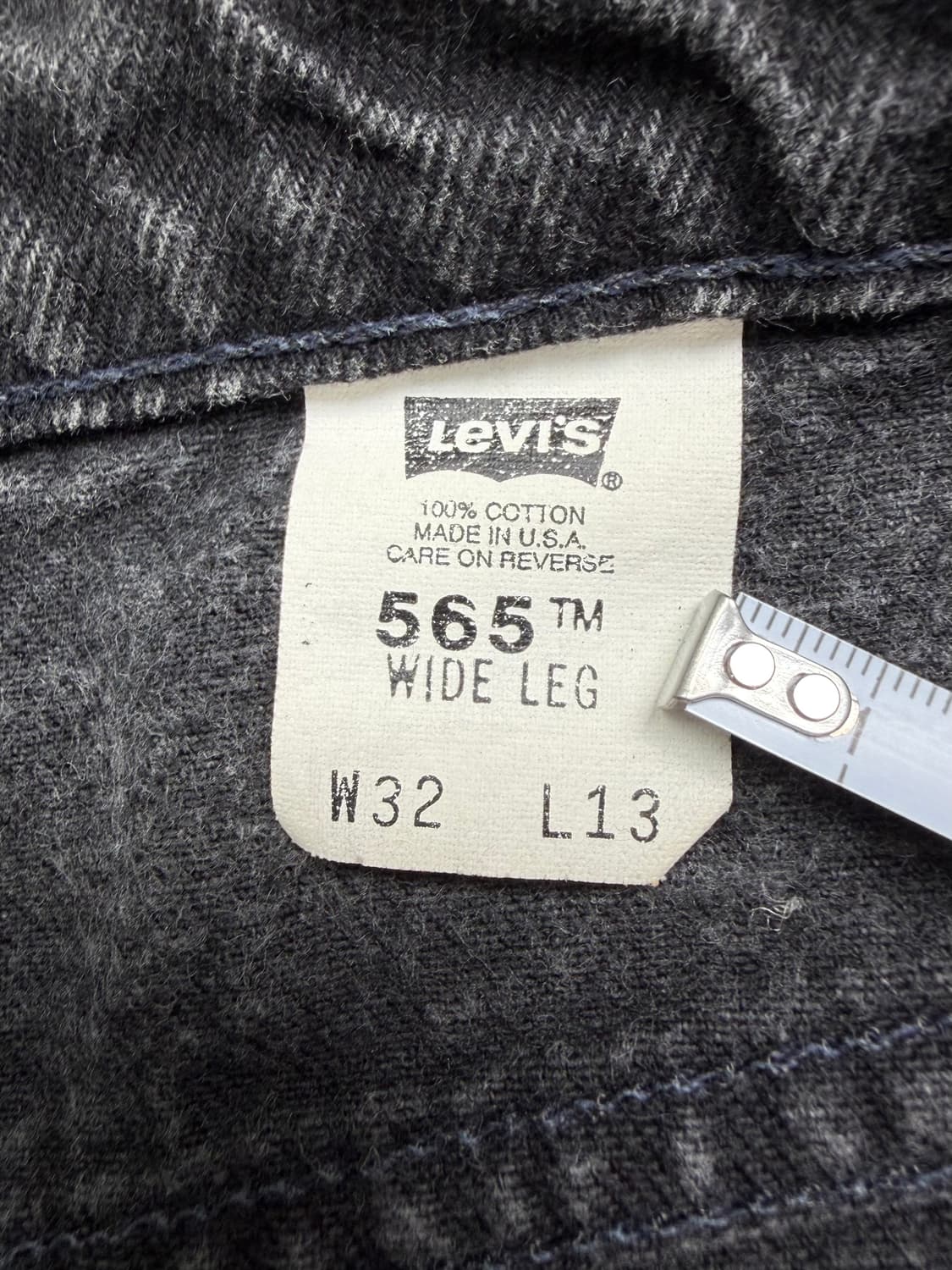 90s Levi’s 565 Shorts (black) 상품이미지3