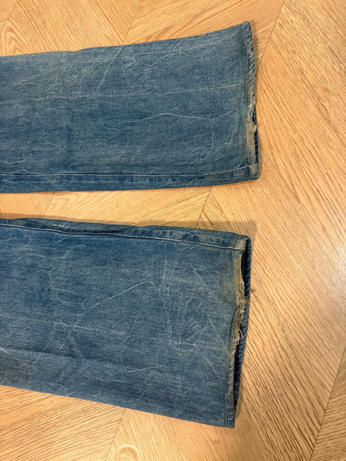 오라리 페이디드 셀비지 데님 상품이미지7