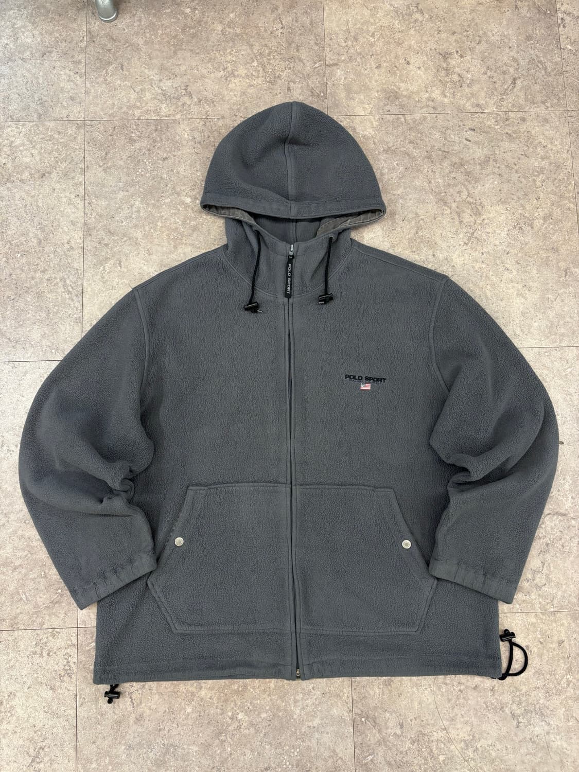 polo sports 그레이 폴리스 후드집업 #csz4185 상품이미지1