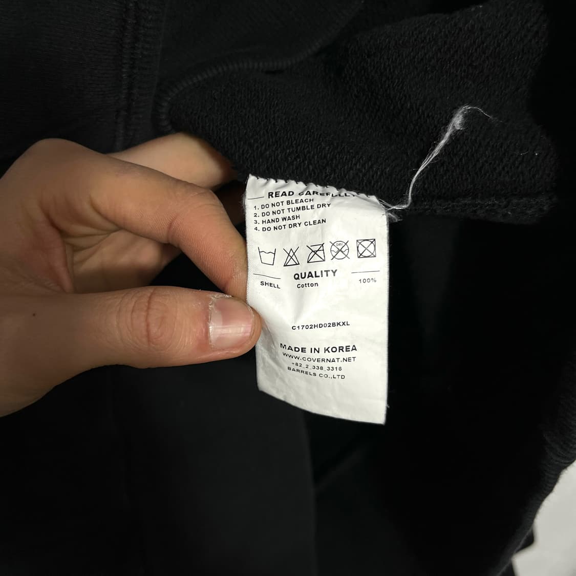 커버낫 프린팅 맨투맨 상품이미지4