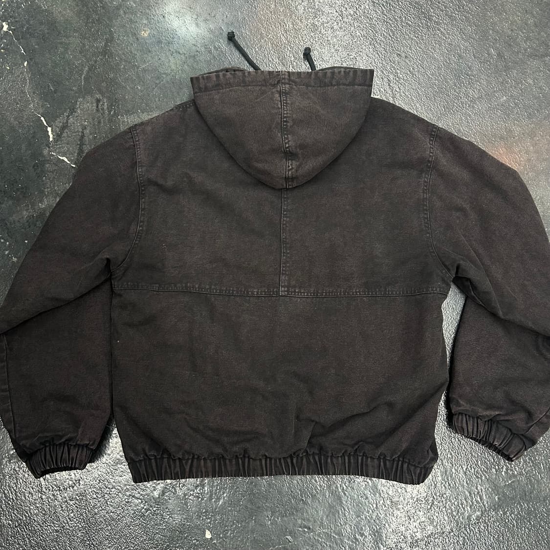 스투시 캔버스 인슐 레이티드 워크 자켓 블랙 xl 상품이미지2