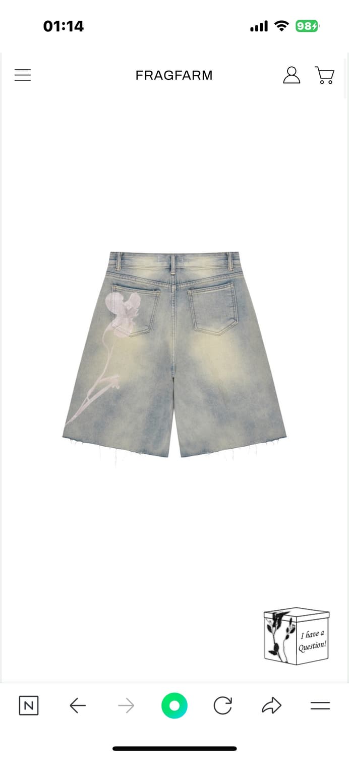 프래그팜 Iris Bermuda Pants 상품이미지1