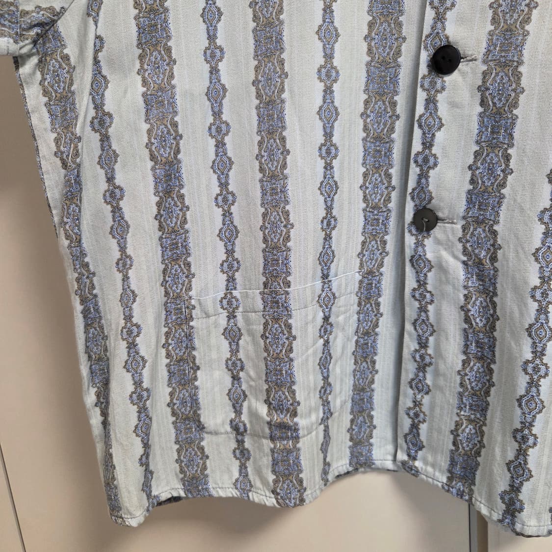 빈티지 쿠반 파자마 반팔 셔츠 XL-2XL(105-110) 상품이미지5