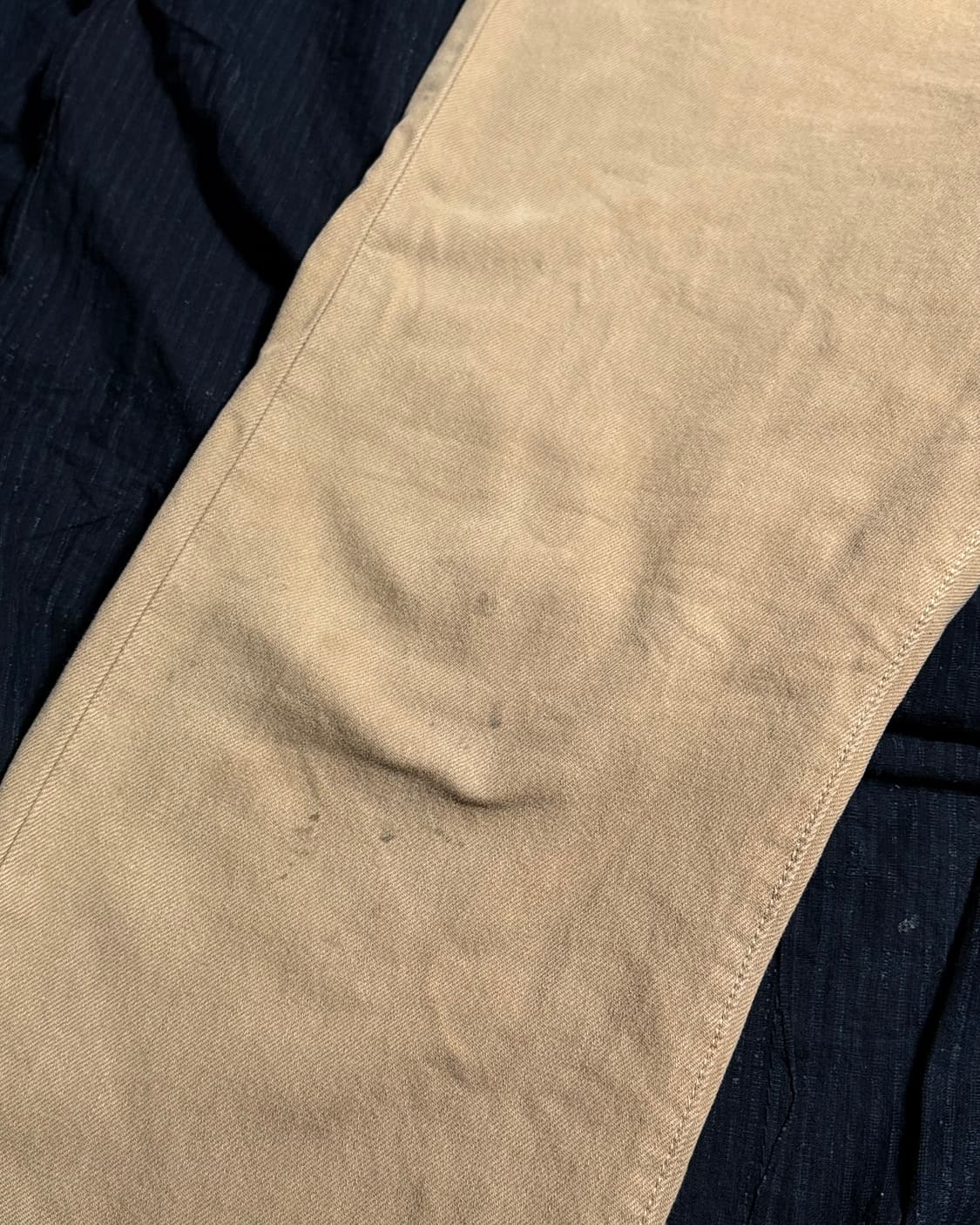 00‘s 리바이스 501 스트레이트 핏 카멜 데님 팬츠 36 상품이미지4