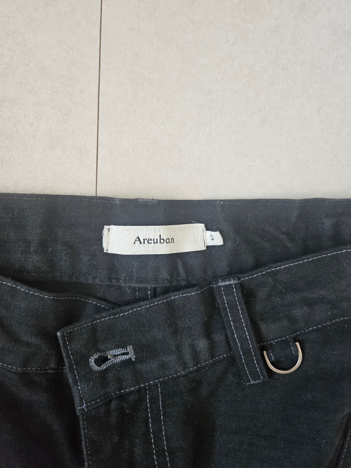 아르반 파사드 코어 커브드 팬츠 블랙 2사이즈 상품이미지4