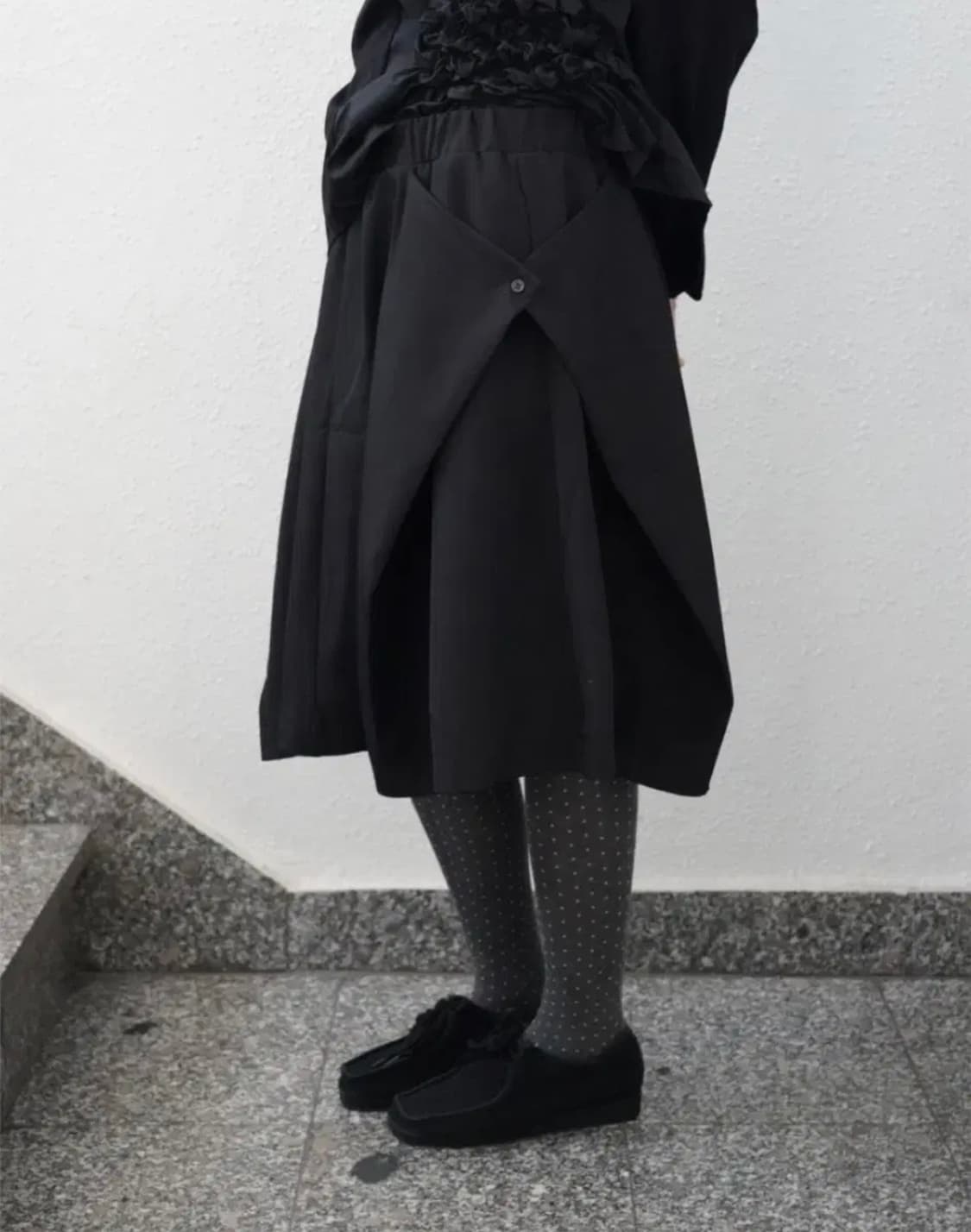 피에브레 mini dot knee socks 미니 닷 니 삭스 양말 도트 상품이미지2