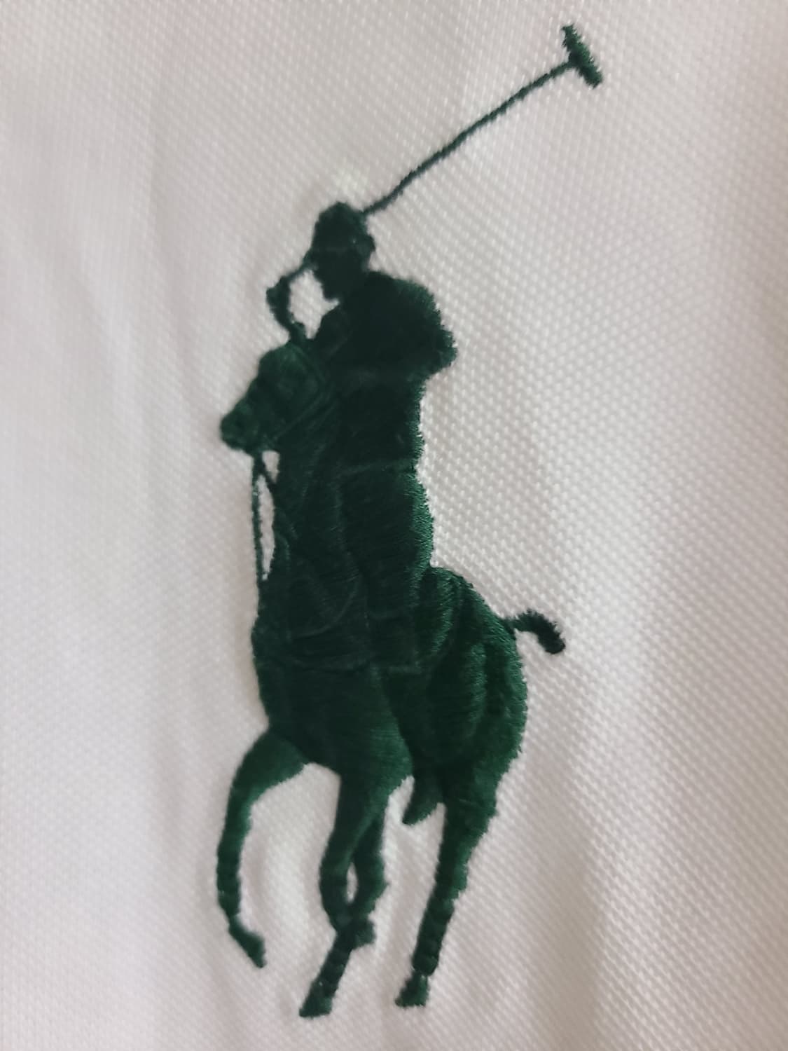 폴로 랄프로렌 화이트 긴팔 카라티(실100-105) 상품이미지5