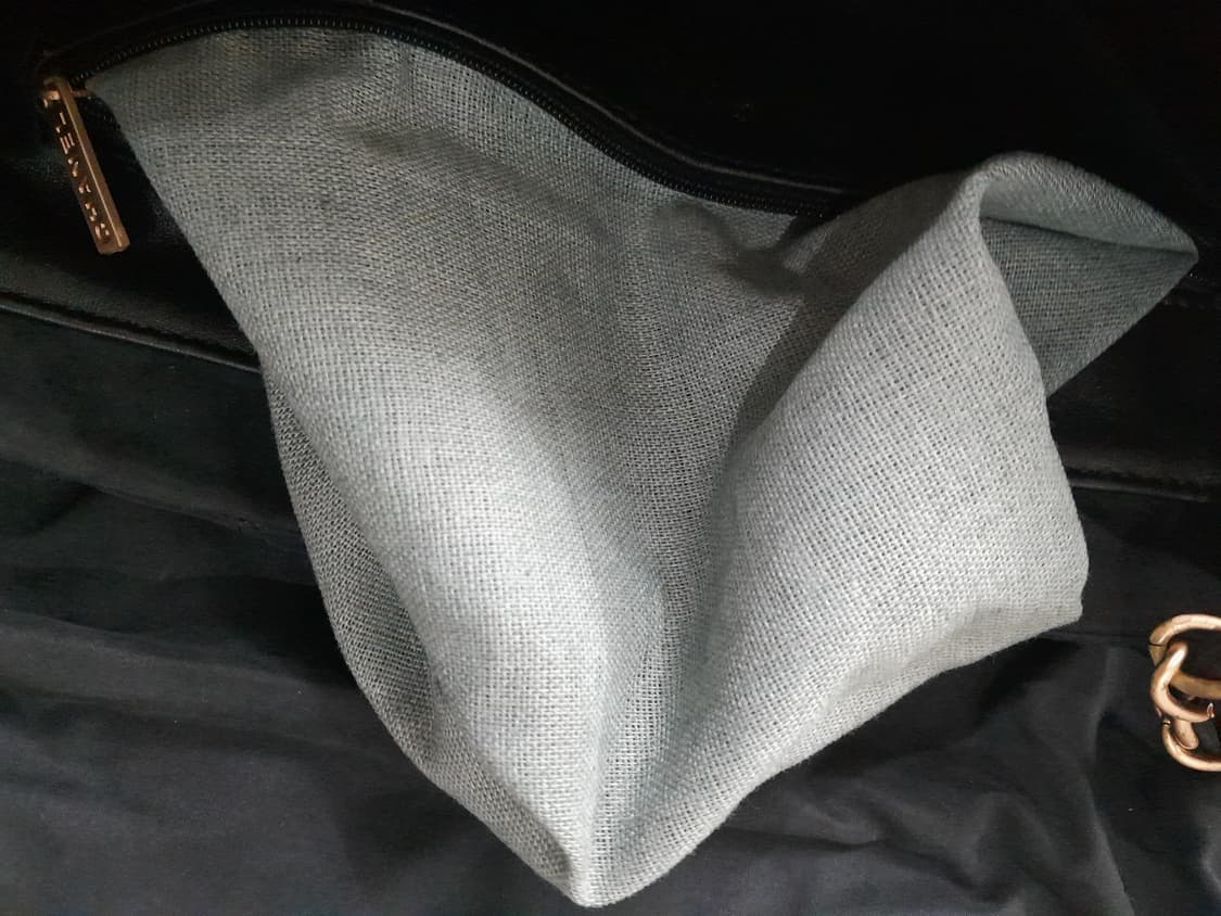 샤넬 빈티지 퀼팅 패브릭 버블 체인 숄더백 상품이미지8