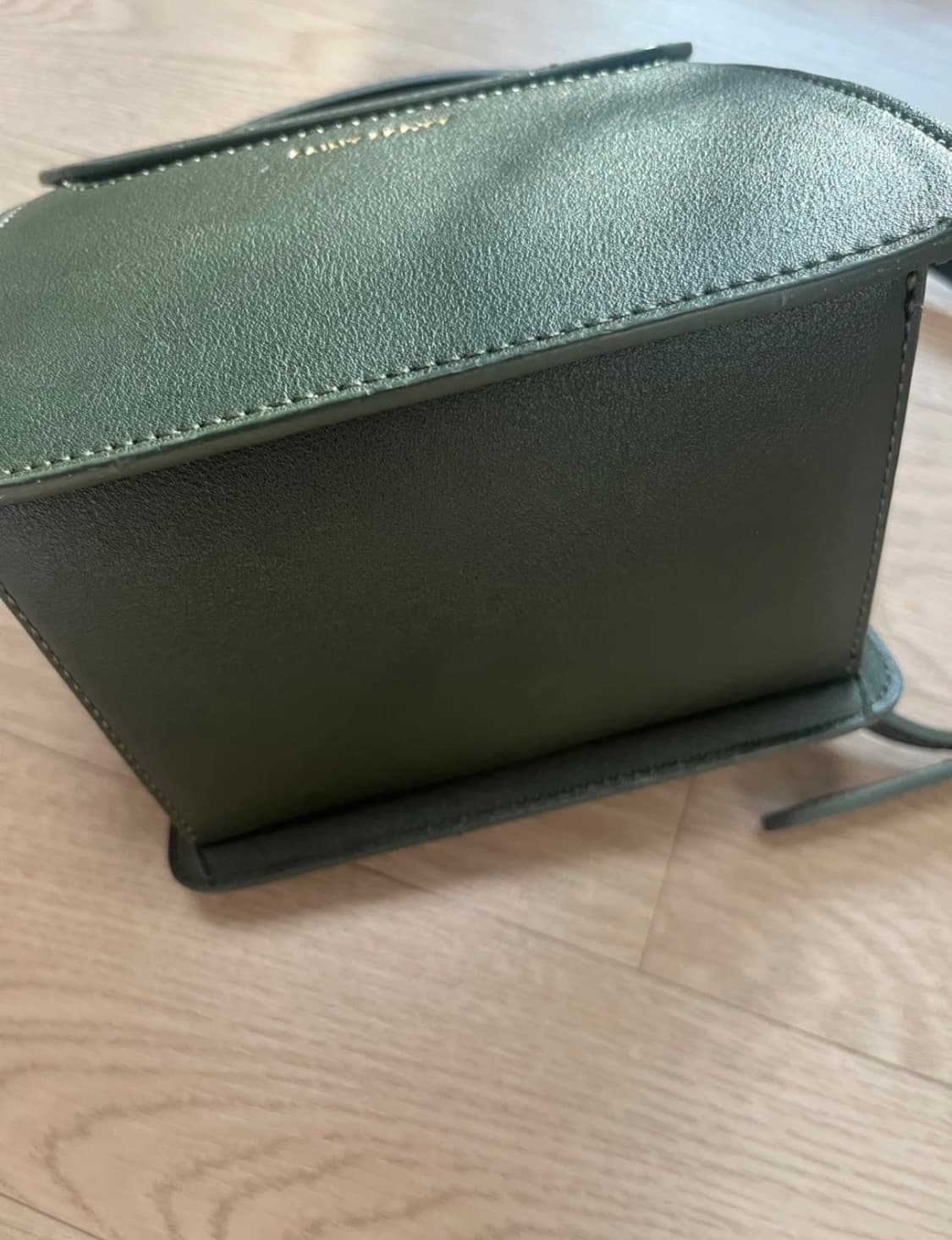 (거의 새상품) 세인트스코트 노아 미니 토트백 그린 상품이미지5