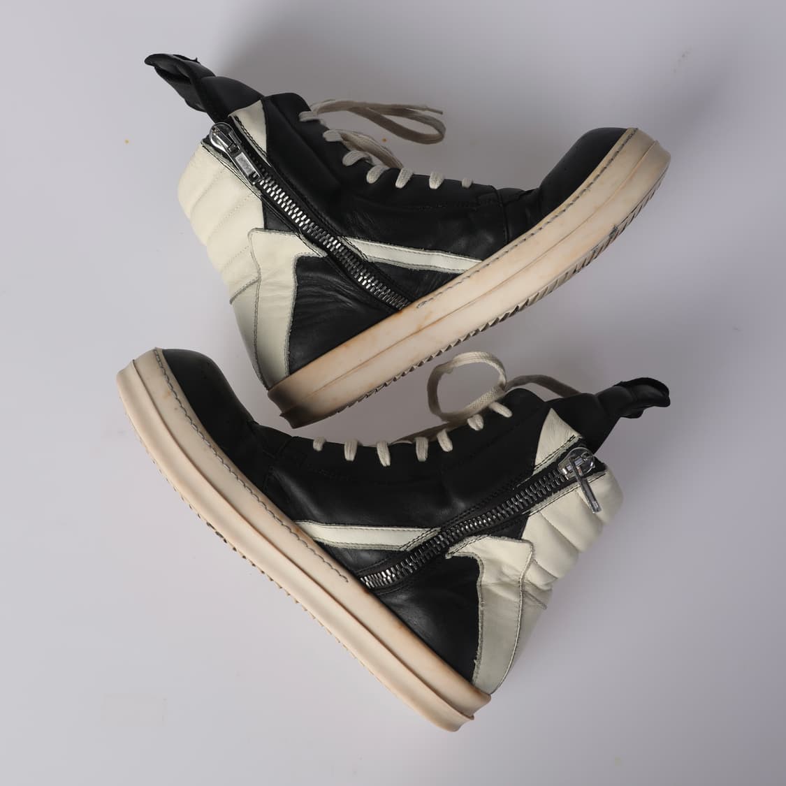 40.5 / Rick Owens 릭오웬스 지오바스켓 모노크롬 상품이미지5