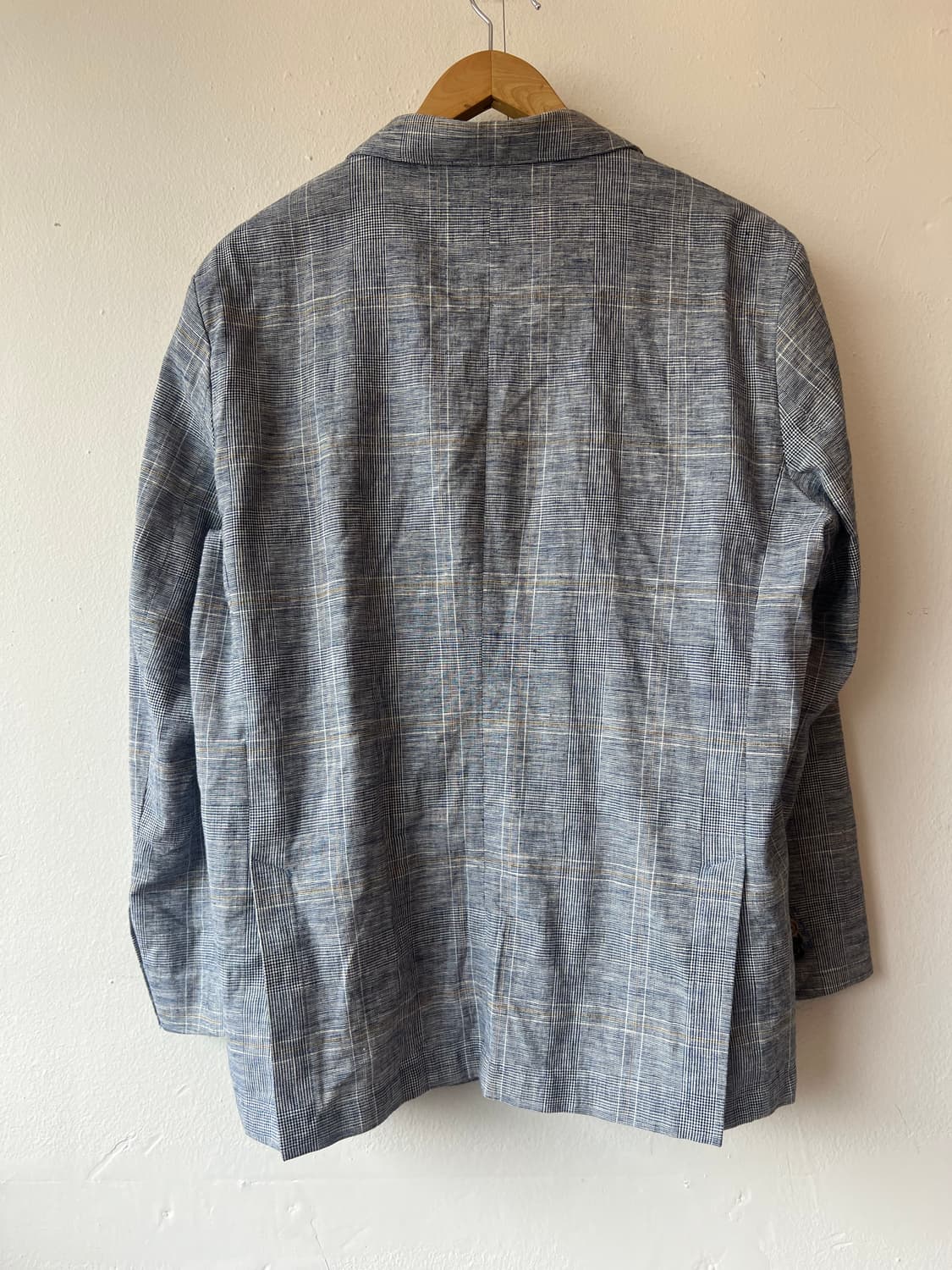 일코르소 마에스트로 남성 블루네이비 체크자켓 싱글자켓 상품이미지3