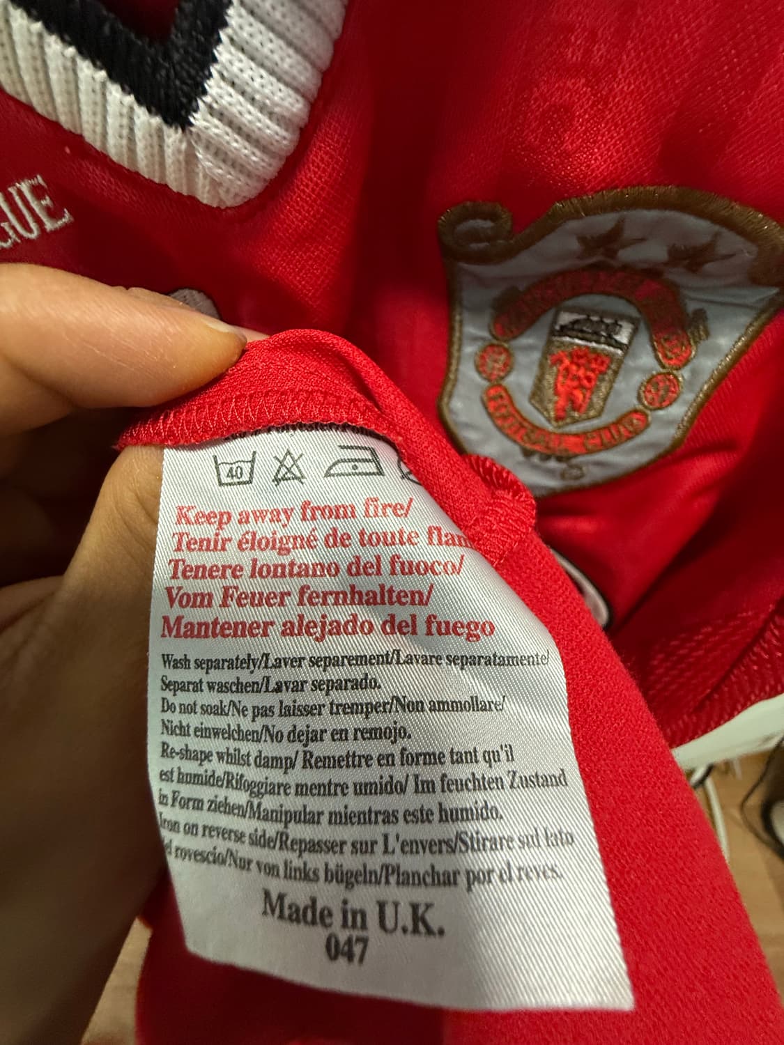 99-00 맨유 데이비드 베컴 유니폼 상품이미지4