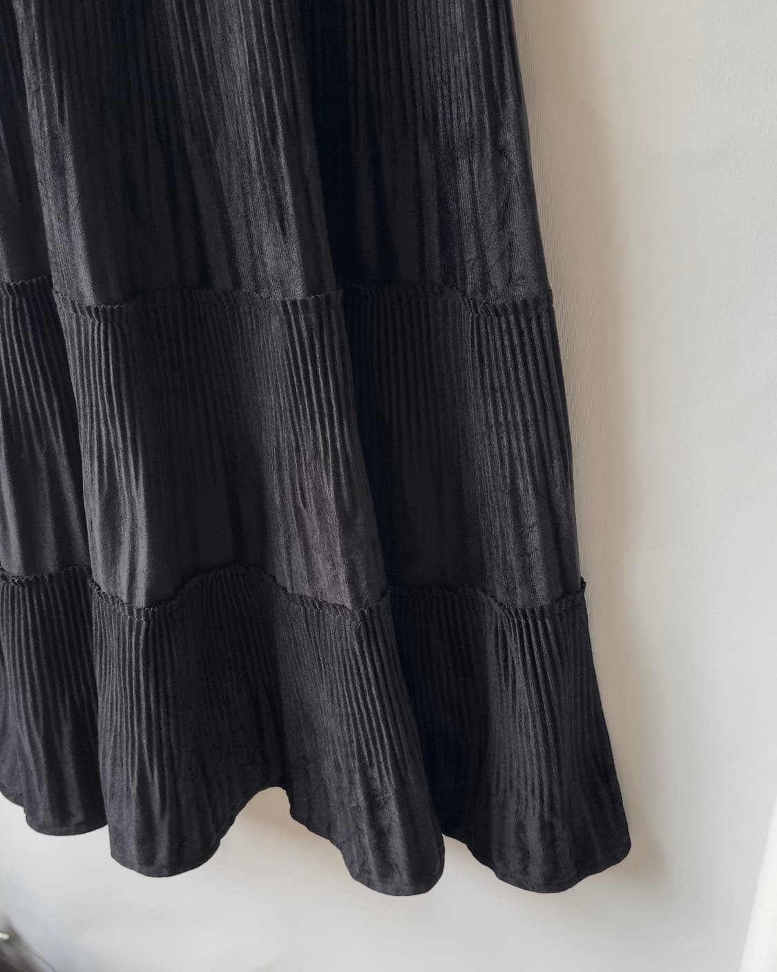[SHANG PIN] pleats velvet long skirt 상품이미지5