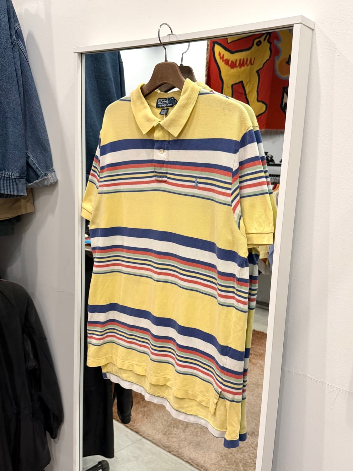 00s Polo RL 폴로 랄프로렌 스트라이프 pk 반팔 티셔츠 상품이미지1