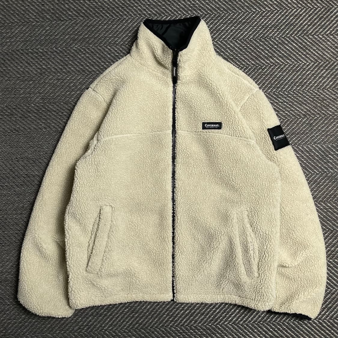 커버낫 빅로고 리버시블 플리스 자켓y 5412 상품이미지1