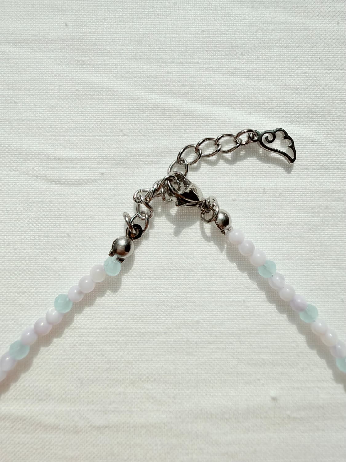 핸드메이드🌷봄꽃(블루) 목걸이  상품이미지6