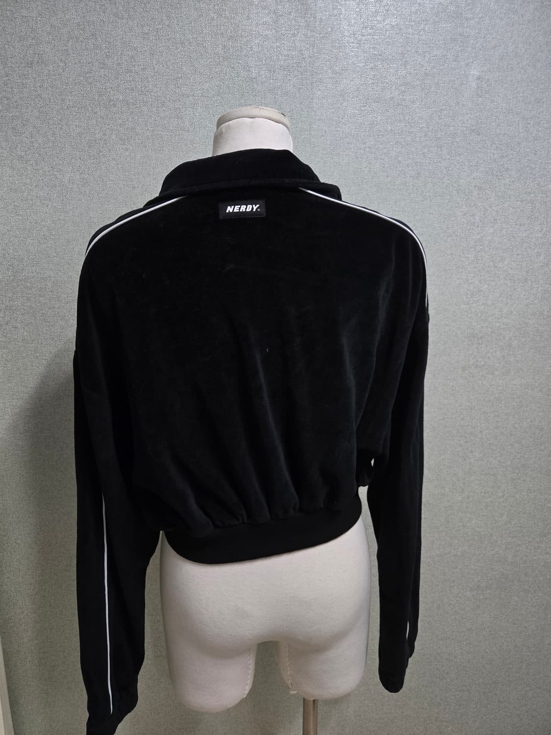 널디 벨벳 커스텀 자켓 져지 상품이미지2