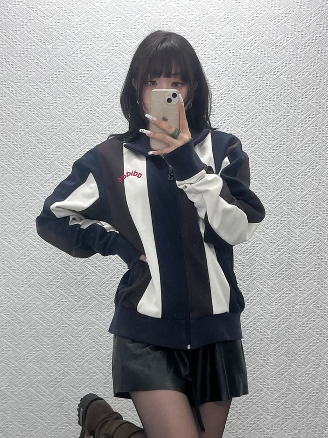 아디다스 올드스쿨 레트로 스트라이프 져지 집업 105 C10776 상품이미지1