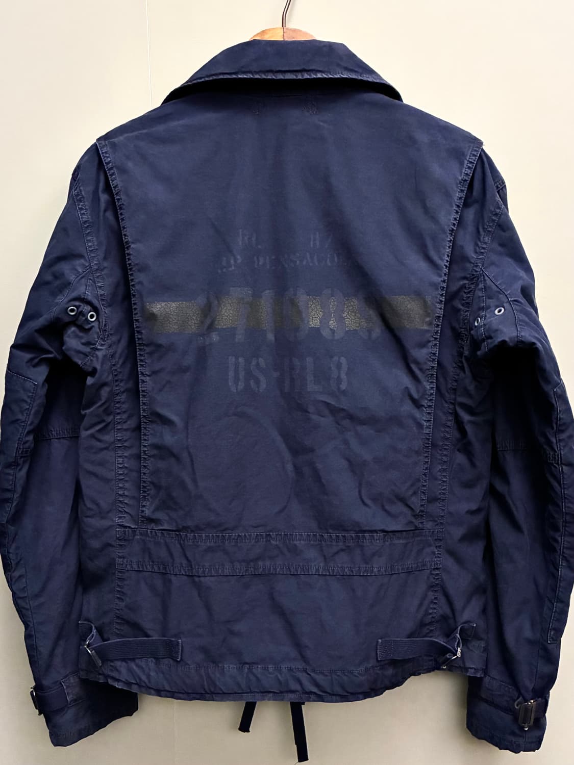 (S)폴로랄프로렌 코튼 USN A-2 밀리터리 덱자켓 네이비 상품이미지6