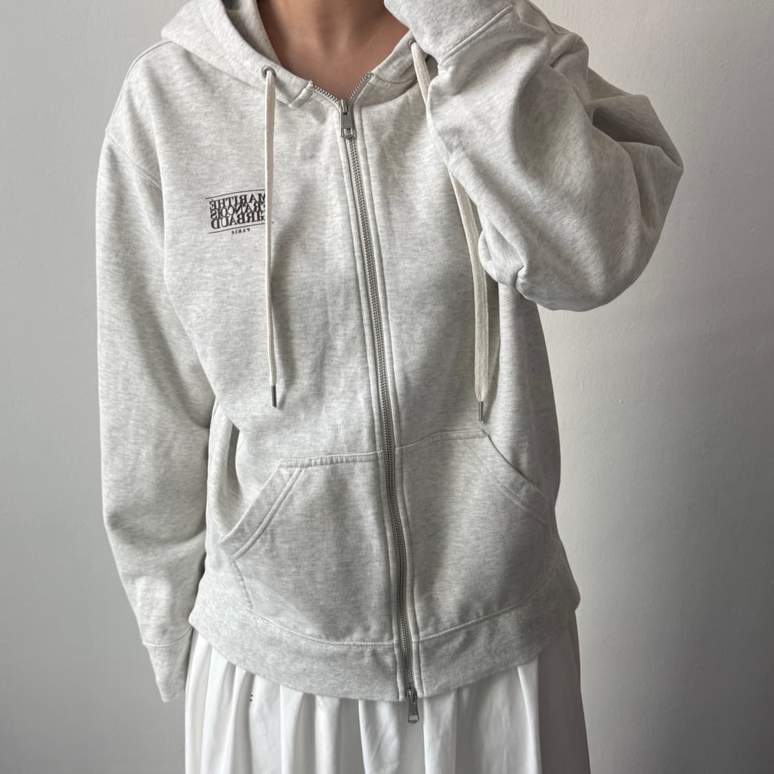 [XL] 마리떼 아이보리 후드집업 상품이미지1