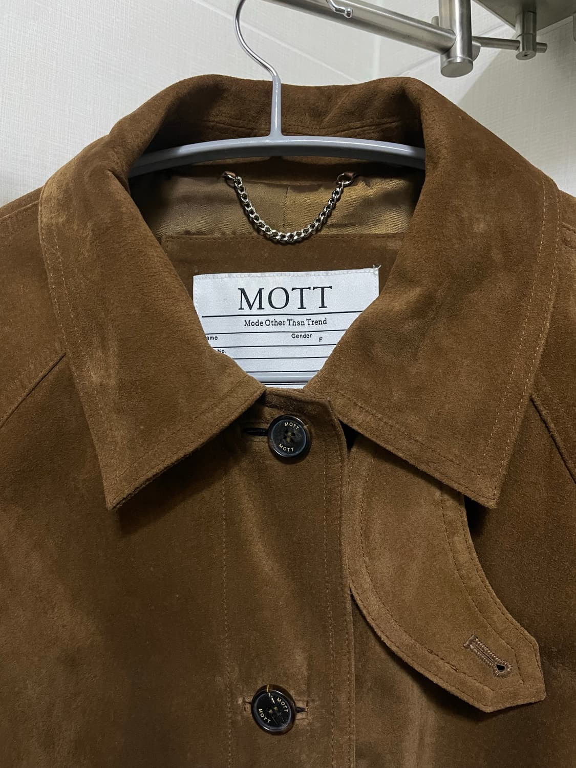 Mott 모트 리얼스웨이드 하프 자켓  상품이미지5