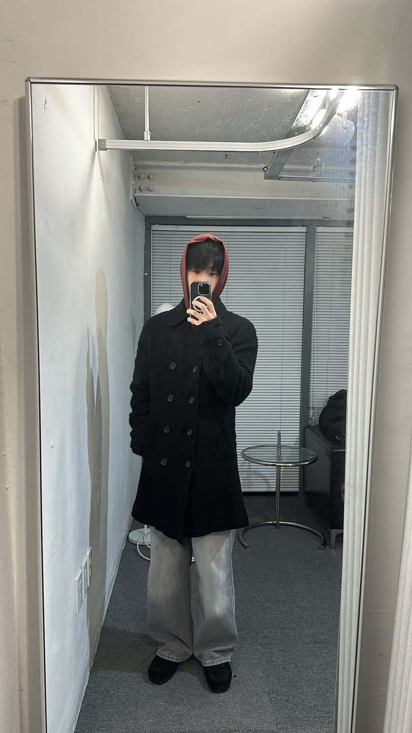 꼼데가르송 옴므 듀스 축융 피코트 L 상품이미지3