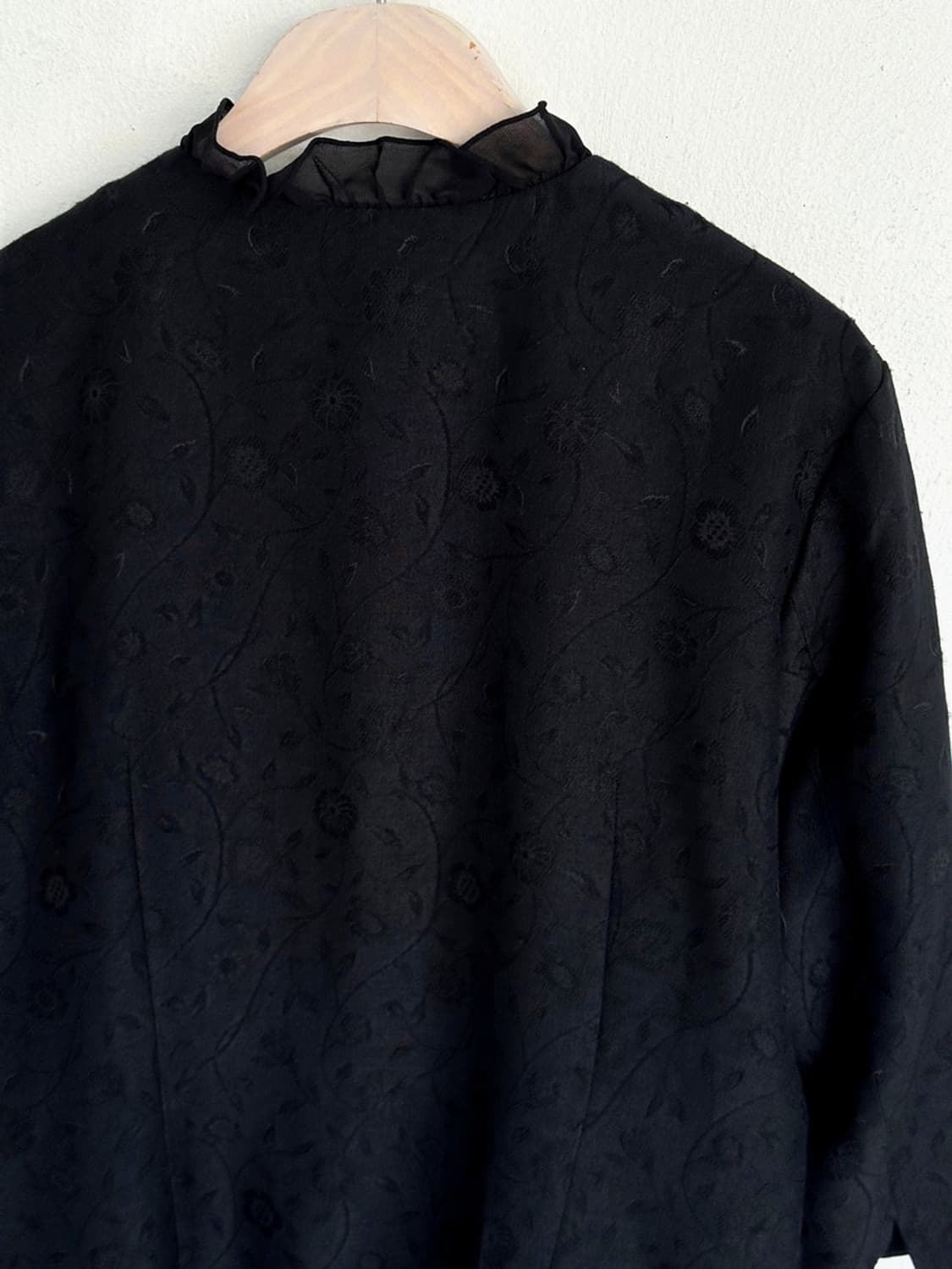 Rayon blended 3/4 sleeve blous 상품이미지7