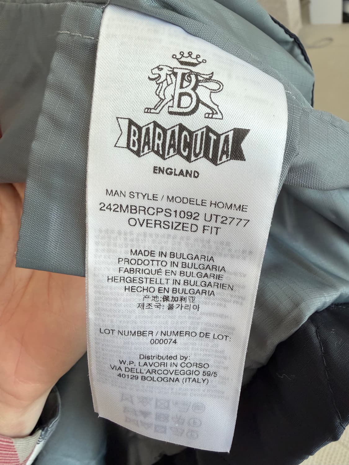 바라쿠다 x 네이버후드 퀼티드G4 자켓 네이비 상품이미지7