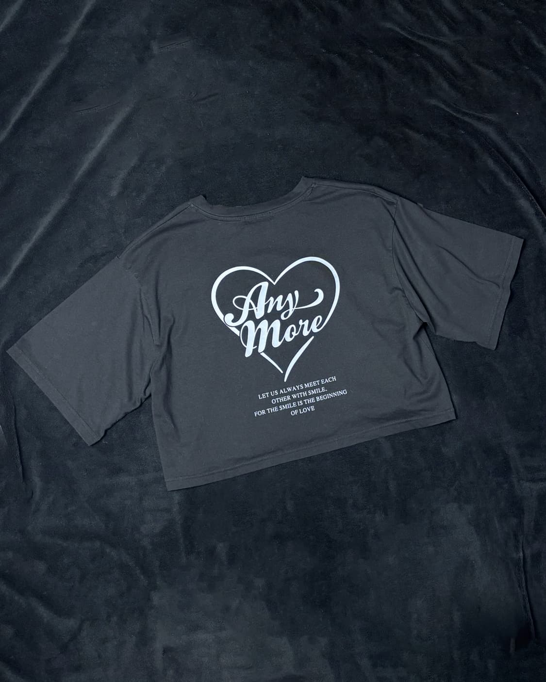 일본빈티지 HELM 하트 백로고 크롭티셔츠 상품이미지1