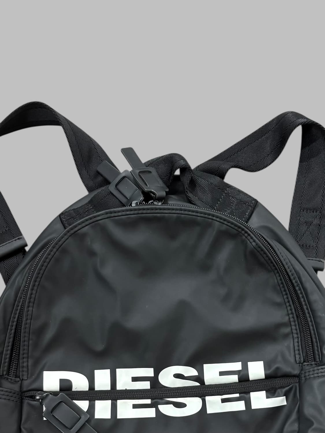 DIESEL logo backpack black  상품이미지2