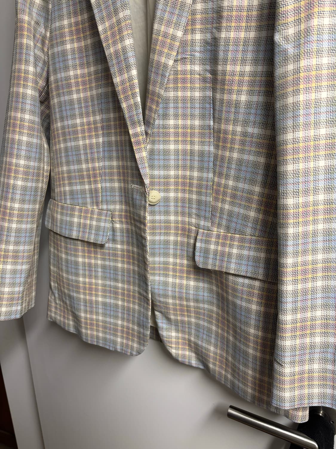 [38] 코스 체크 블레이저 자켓 멀티 상품이미지4