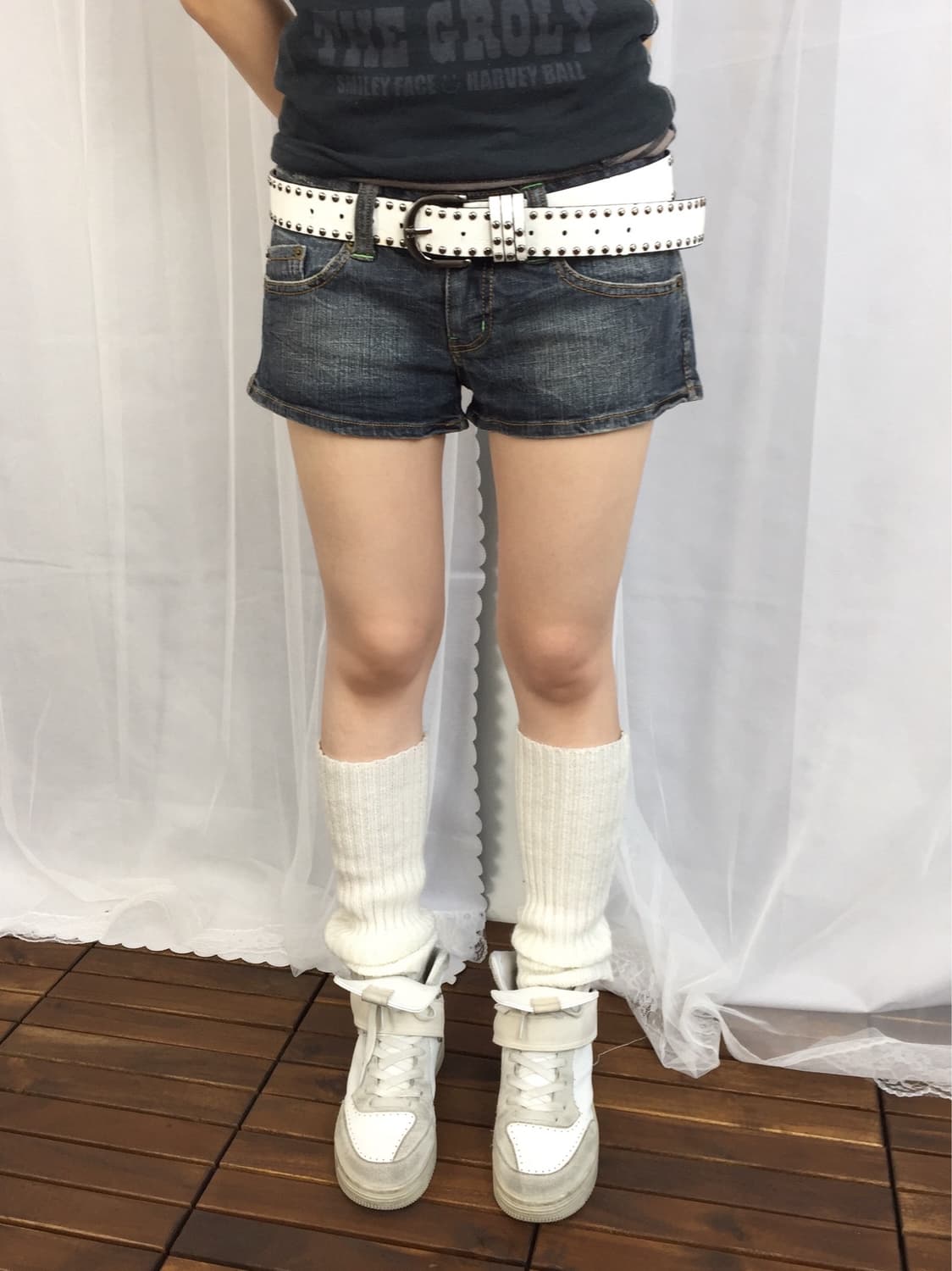 Jpn Lei Miki Denim Mini Shorts 상품이미지2