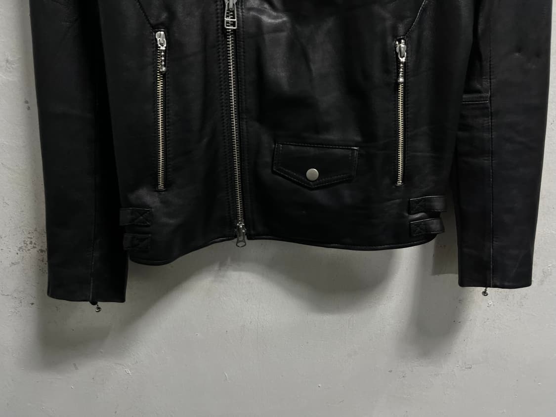 90-95 Why plus secen 양가죽 라이더 자켓 정품 상품이미지3