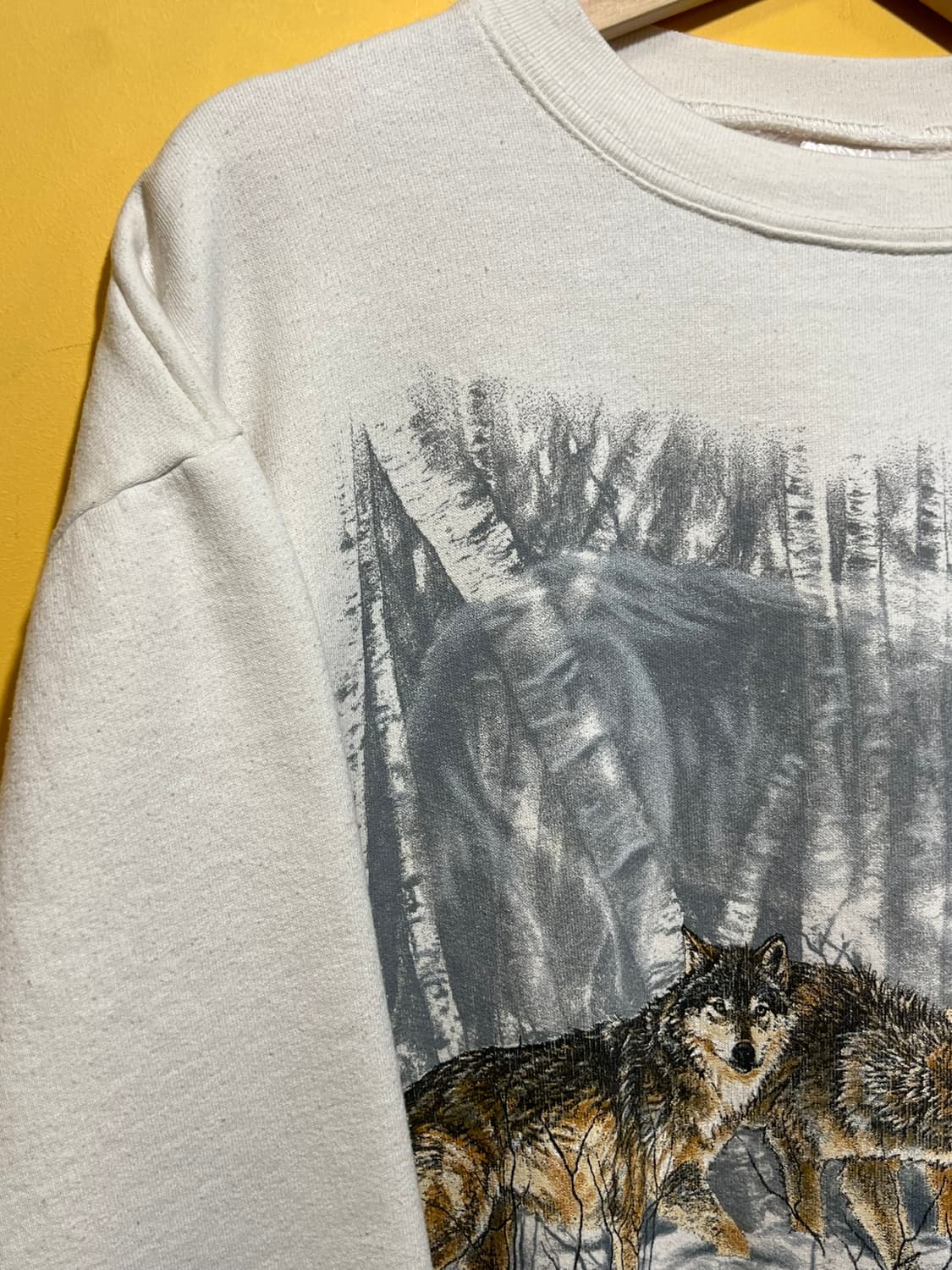 90s [S] Harlequin Nature 울프 그래픽 빈티지 맨투맨 상품이미지3