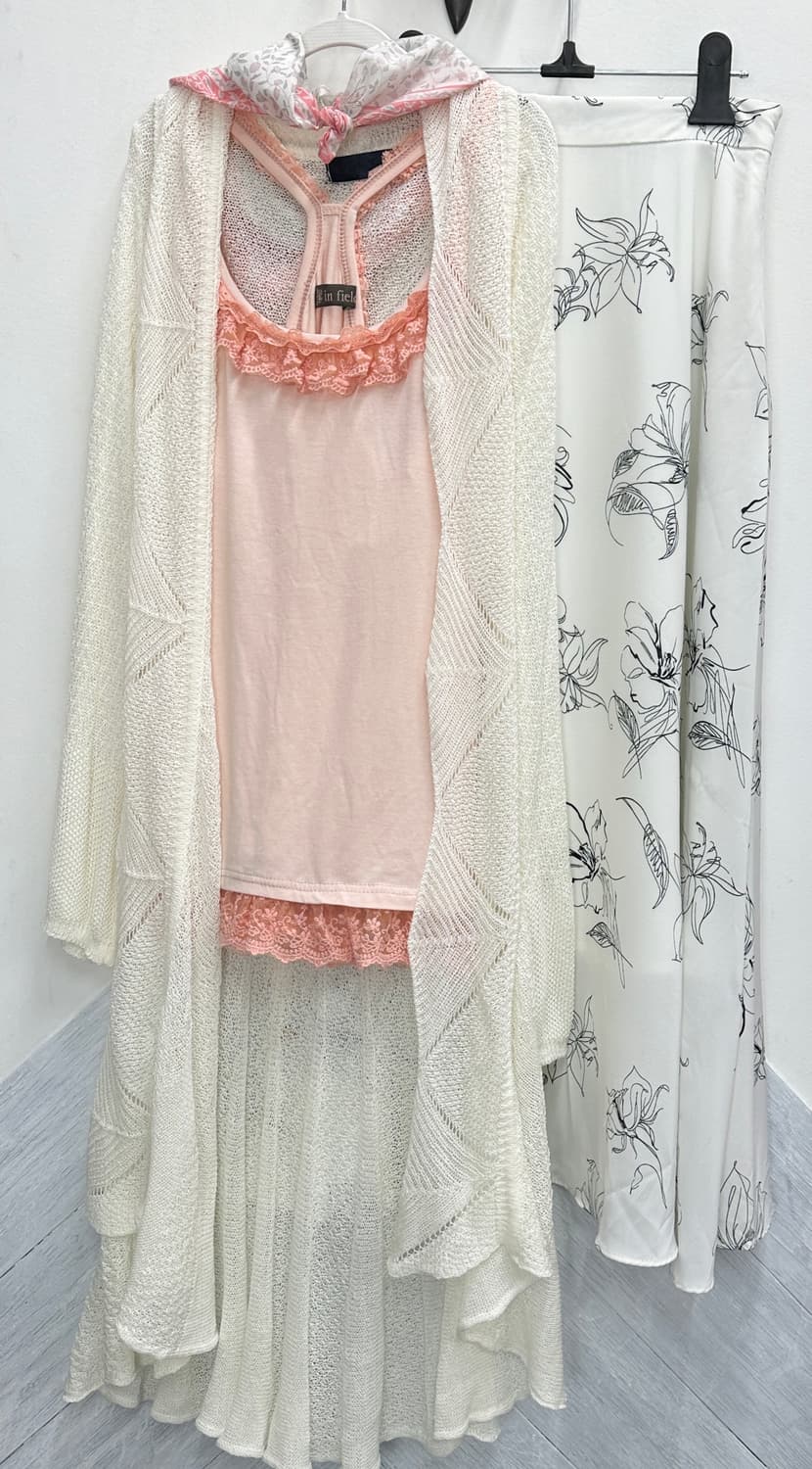 🍓나나 하치의 러블리 데이트 코디세트🍓스커트 가디건 히메갸루  상품이미지3