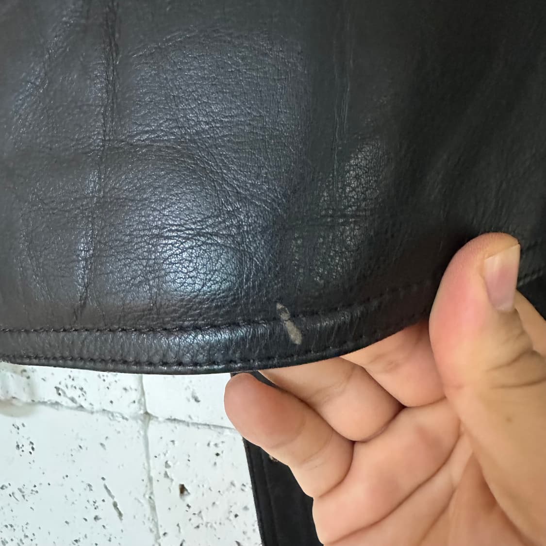 38 할리데이비슨 가죽 라이더자켓 블랙 상품이미지8