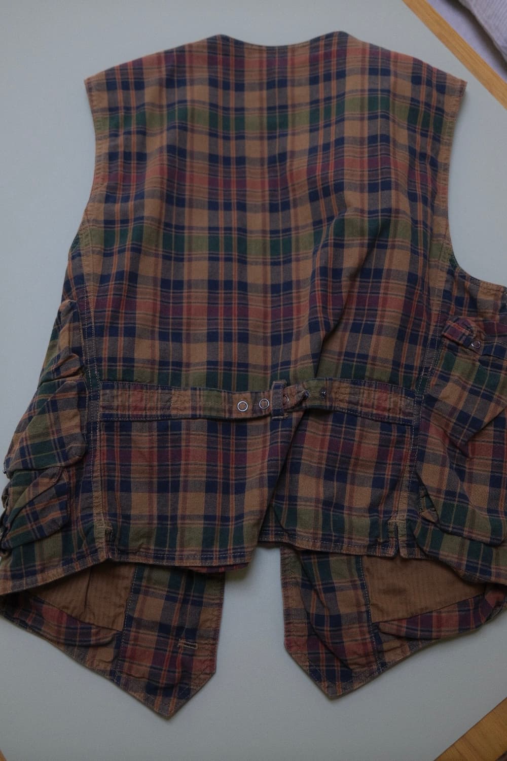 유나이티드 애로우 체크 포켓 조끼 L 워크웨어 상품이미지3