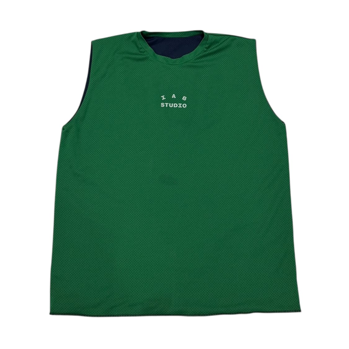 아이앱스튜디오 리버서블 메쉬 베스트 조끼 네이비 그린 L 상품이미지4