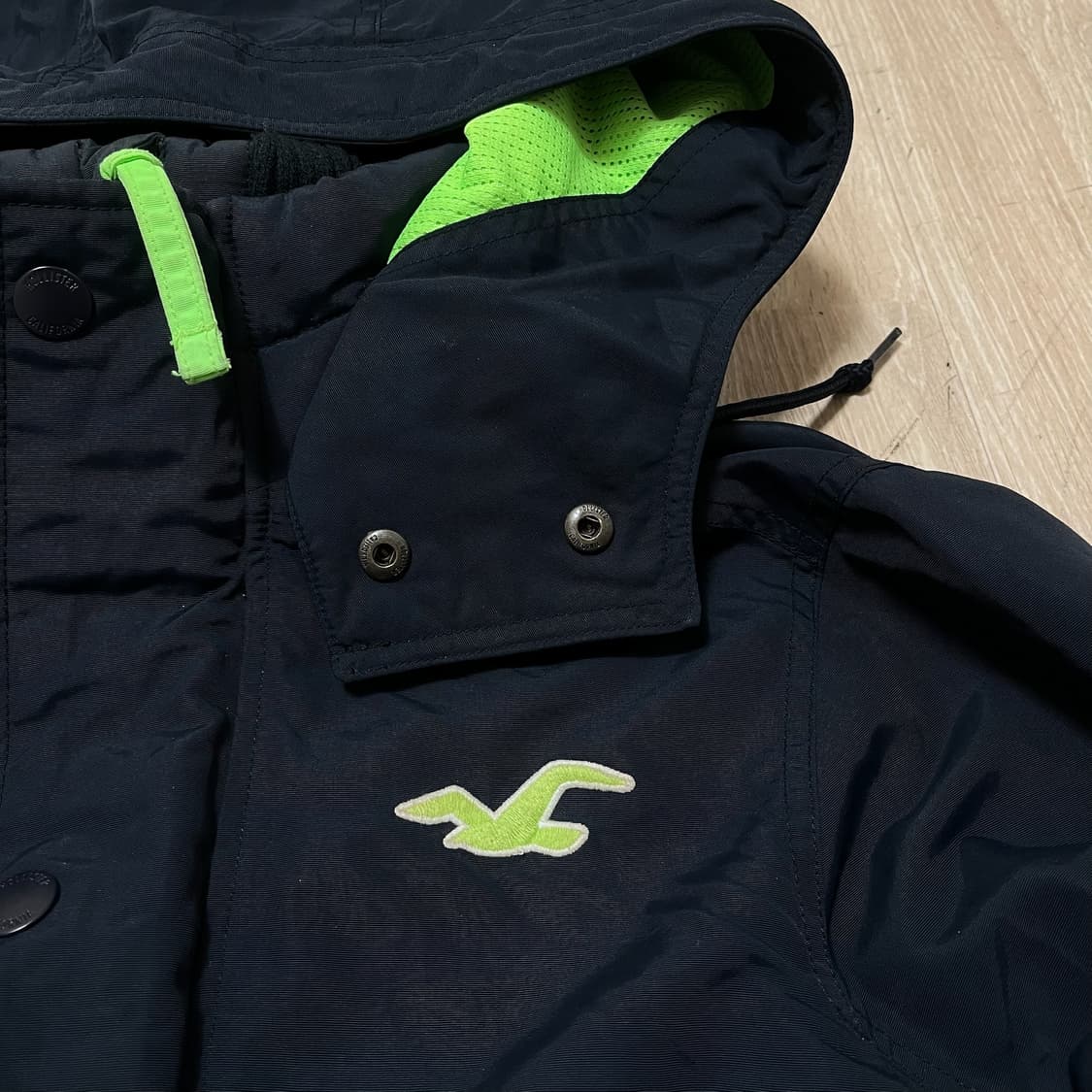 홀리스터 올웨더 기능성 바람막이 후드자켓 [다크네이비] L/100 상품이미지4