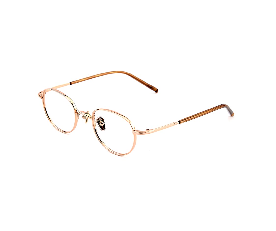 로즈골드 색상의 티타늄 46"사이즈 안경 상품이미지2