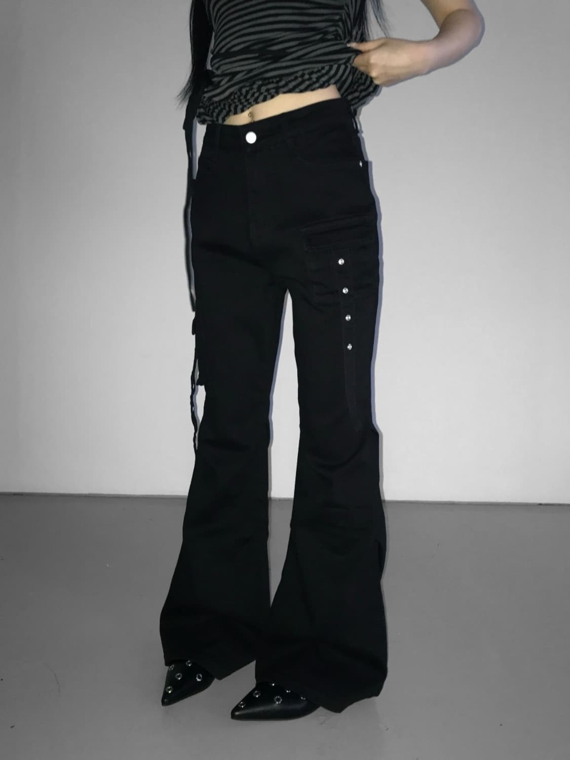 디에어타운 카고 부츠컷 팬츠 상품이미지2