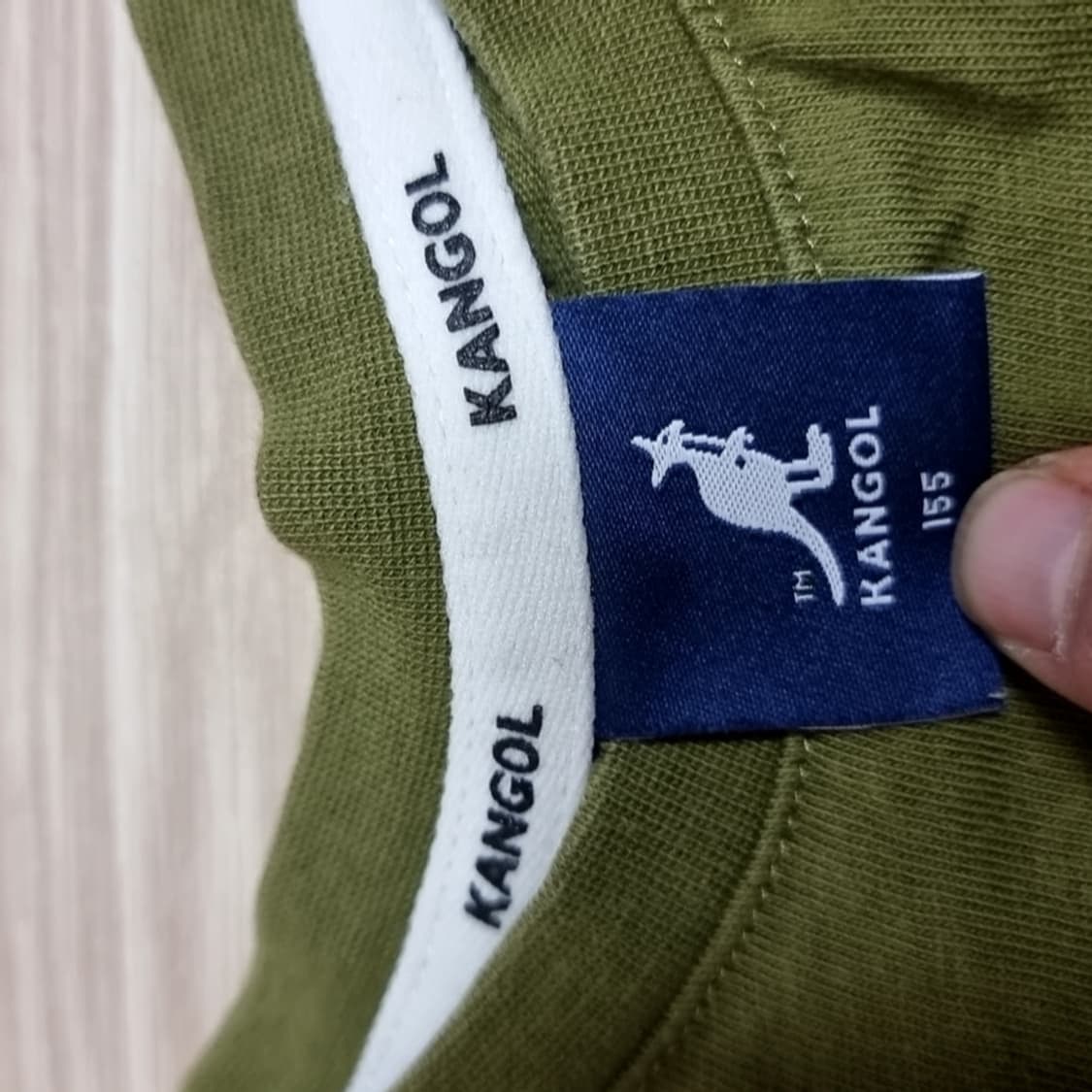 캉골 카키색 긴팔티 상품이미지3